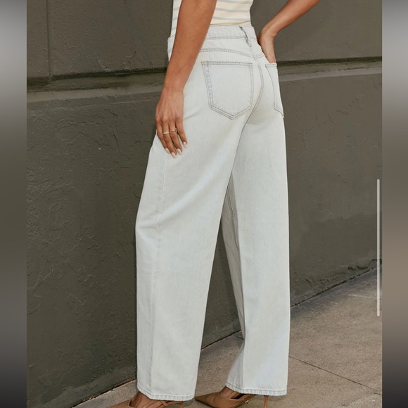 Hidden Denim - NWT Hidden Izzy Rigid Straight Leg Jeans Light Blue Denim Jeans Size 24